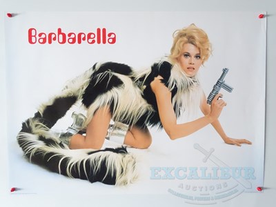 Lot 46 - BARBARELLA (1968) - A 1998 commercial poster...