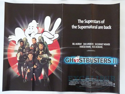 Lot 48 - GHOSTBUSTERS - A pair of UK quad film posters...