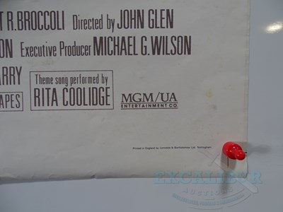 Lot 491 - JAMES BOND: OCTOPUSSY (1983) - A printer's...