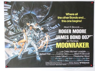 Lot 495 - JAMES BOND: MOONRAKER (1979) - A UK quad film...