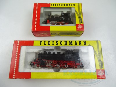 Lot 111 - A pair of FLEISCHMANN HO gauge German Outline...