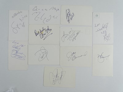 Lot 243 - SINGERS AND MUSICIANS: A mixed group of signed...