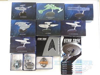 Lot 16 - A collection of EAGLE MOSS STAR TREK Starships...