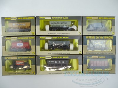 Lot 165 - A group of mixed WRENN OO gauge wagons - G/VG...