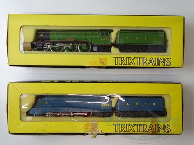 Lot 176 - A pair of TRIX OO gauge LNER steam locomotives...