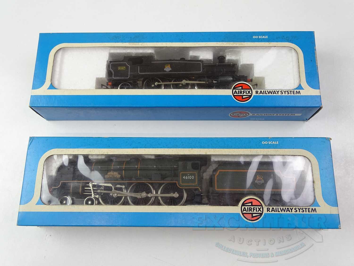 Lot 177 - A pair of AIRFIX OO gauge steam locomotives...