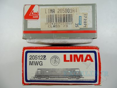 Lot 189 - A pair of LIMA OO gauge diesel locos...