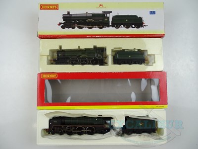 Lot 195 - A pair of HORNBY OO gauge steam locomotives...