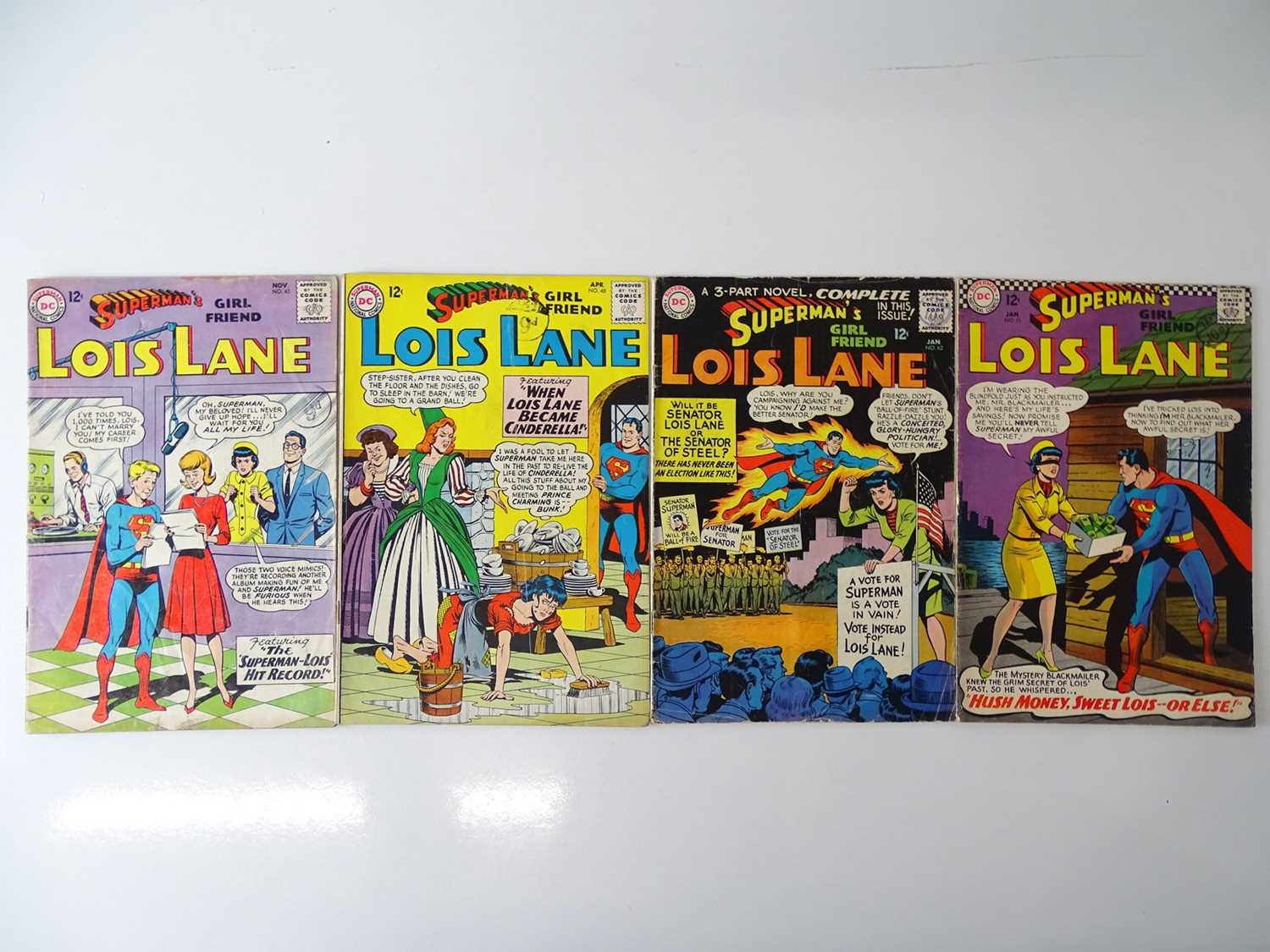 Lot 386 - SUPERMAN'S GIRLFRIEND LOIS LANE #45, 48, 62,...