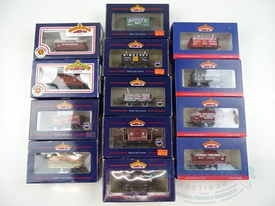 Lot 197 - A group of BACHMANN OO gauge mixed wagons in...