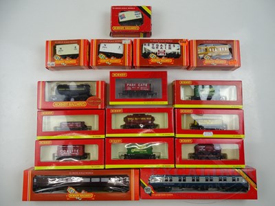 Lot 199 - A mixed group of HORNBY OO gauge rolling stock...