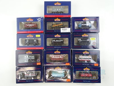 Lot 200 - A group of BACHMANN OO gauge mixed wagons in...