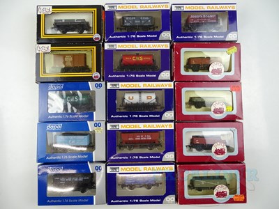 Lot 202 - A group of DAPOL OO gauge mixed wagons in...