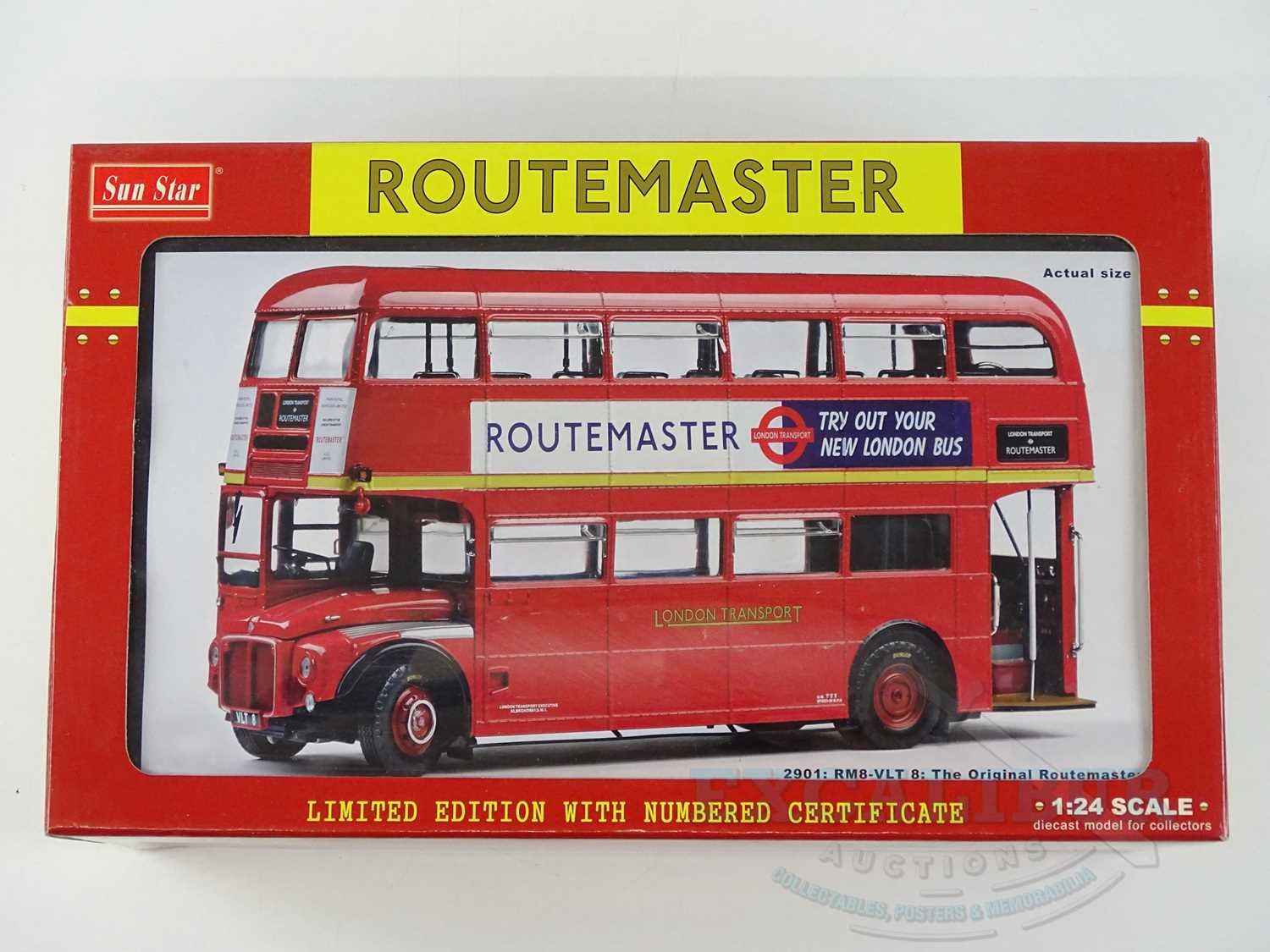 Lot 24 - A SUNSTAR 1:24 scale 2901 Routemaster bus