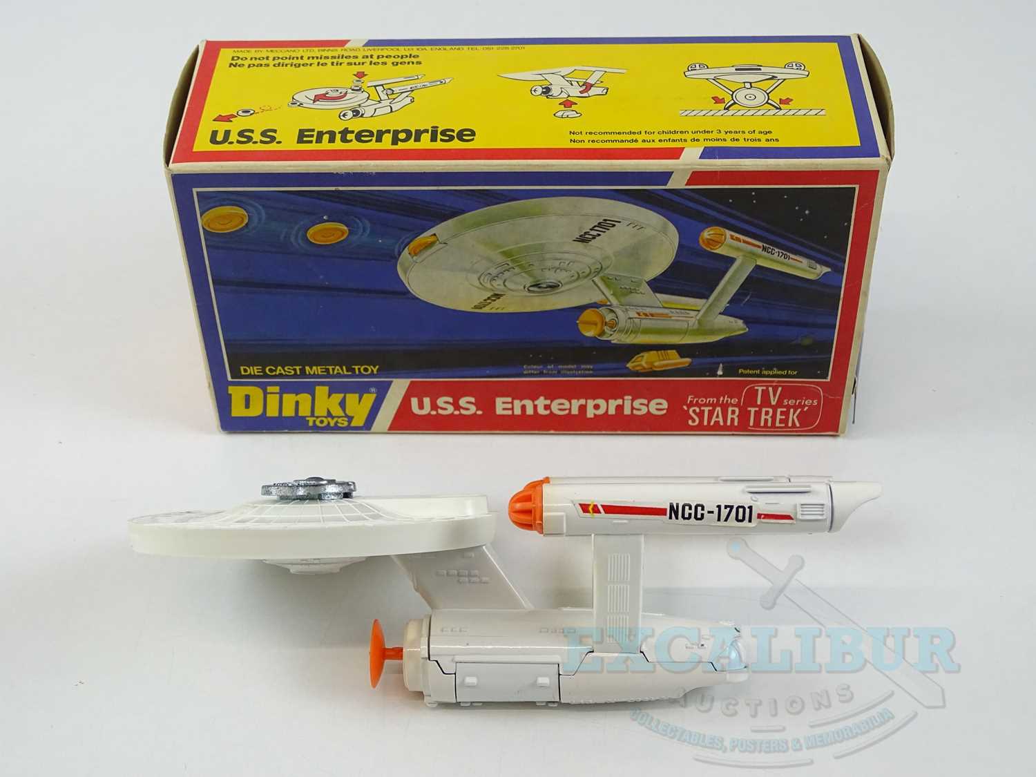 Lot 26 - A DINKY 358 'Star Trek USS Enterprise' with...