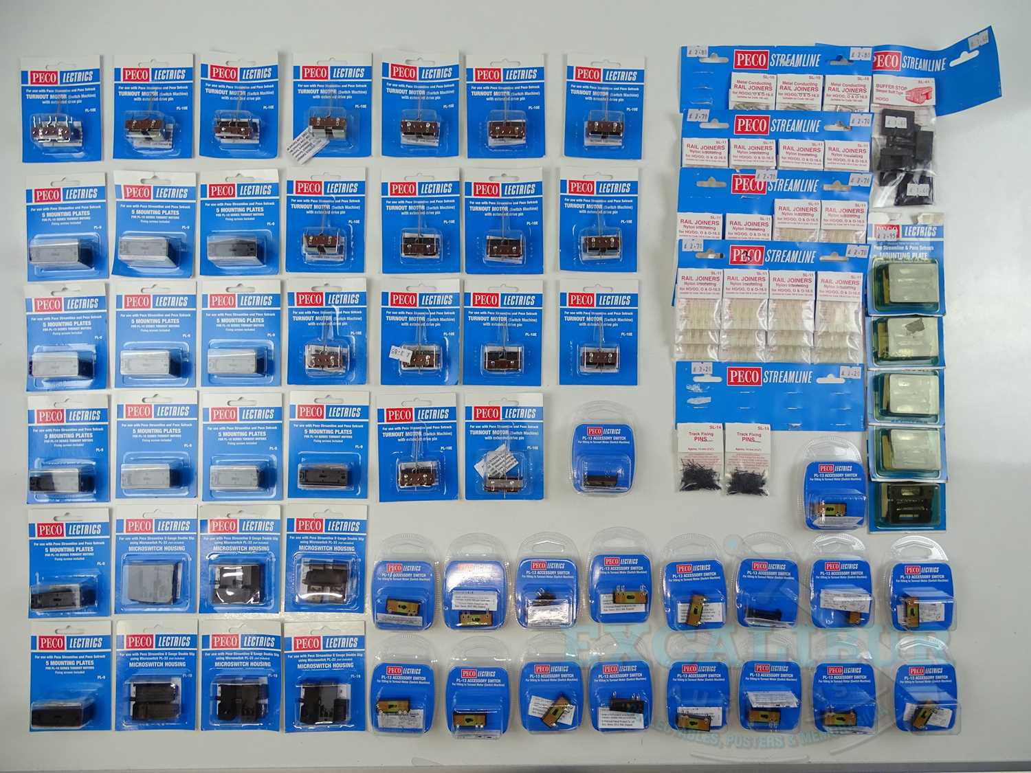 Lot 273 - A collection of ex-shop stock PECO OO gauge...