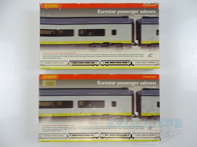 Lot 304 - A pair of HORNBY OO gauge R4013 'Eurostar...