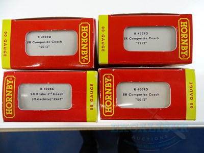 Lot 309 - A group of HORNBY OO gauge passenger coaches...