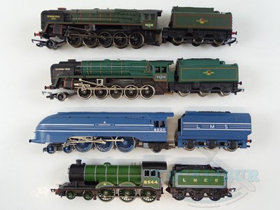 Lot 324 - A group of HORNBY OO gauge steam locomotives...