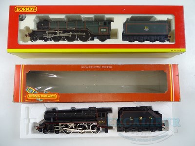 Lot 338 - A pair of HORNBY OO gauge steam locomotives...