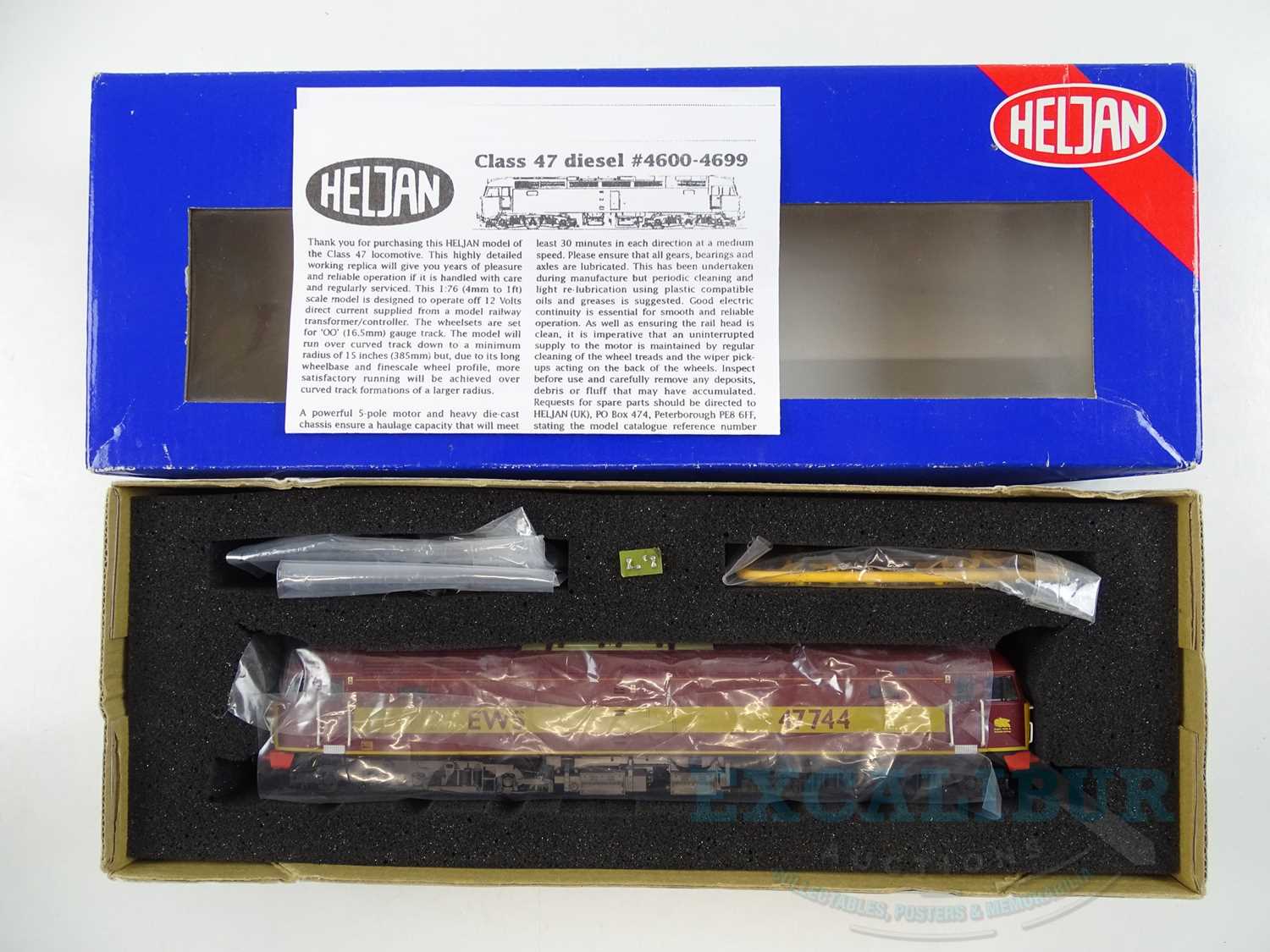 Lot 357 - A HELJAN OO Gauge 4650 Class 47 Diesel