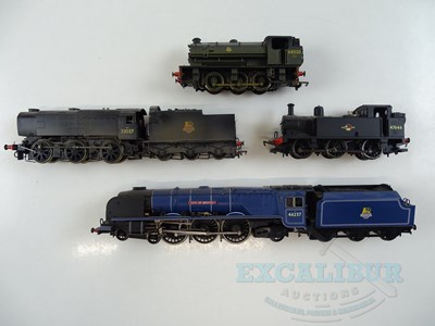 Lot 376 - A group of unboxed OO gauge steam locomotives...