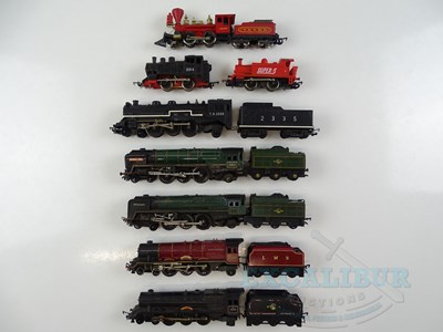 Lot 385 - A group of OO gauge unboxed steam locomotives...