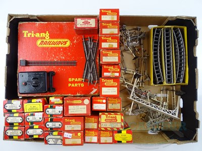 Lot 390 - A large tray of TRI-ANG and HORNBY OO gauge...