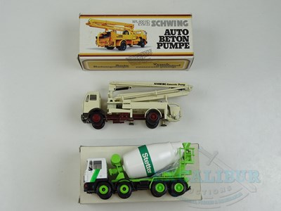 Lot 4 - A pair of 1:50 Scale diecast construction...