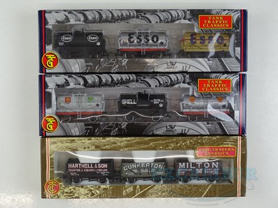 Lot 429 - A group of BACHMANN OO gauge triple wagon...