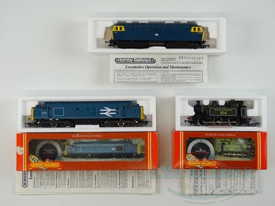 Lot 433 - A group of HORNBY OO gauge locomotives...