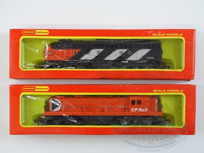 Lot 439 - A pair of HORNBY OO gauge Canadian Outline...