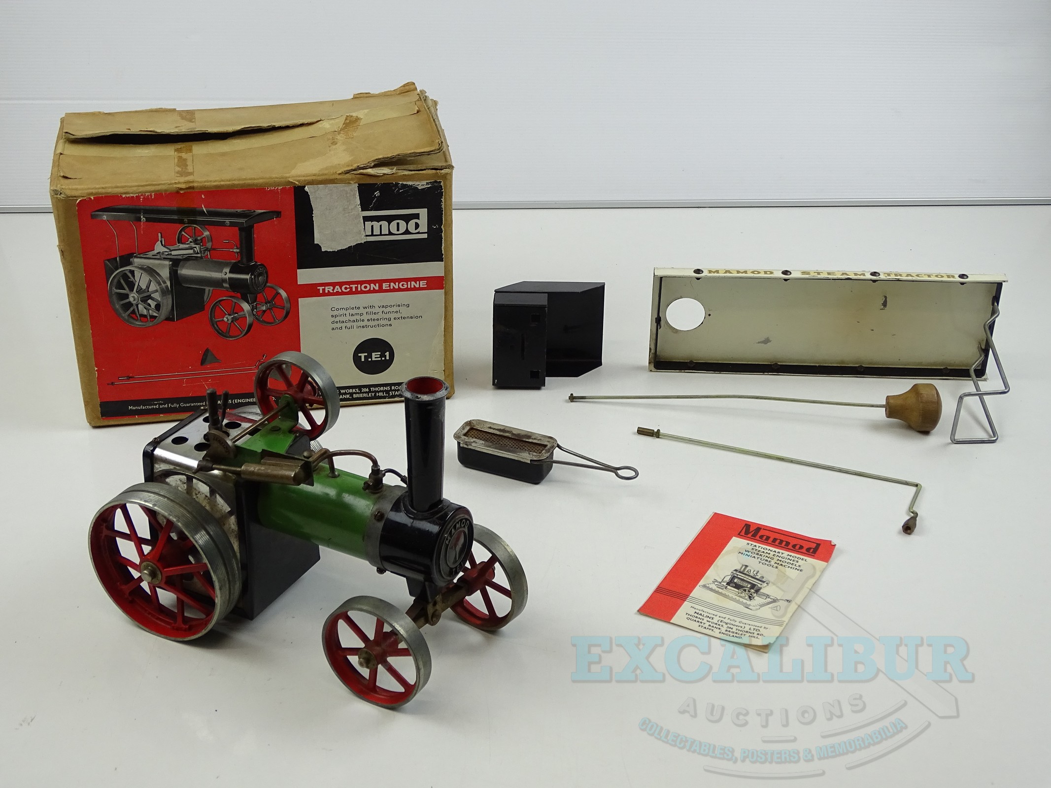 Lot 48 - A MAMOD TE1 Traction Engine in original box,
