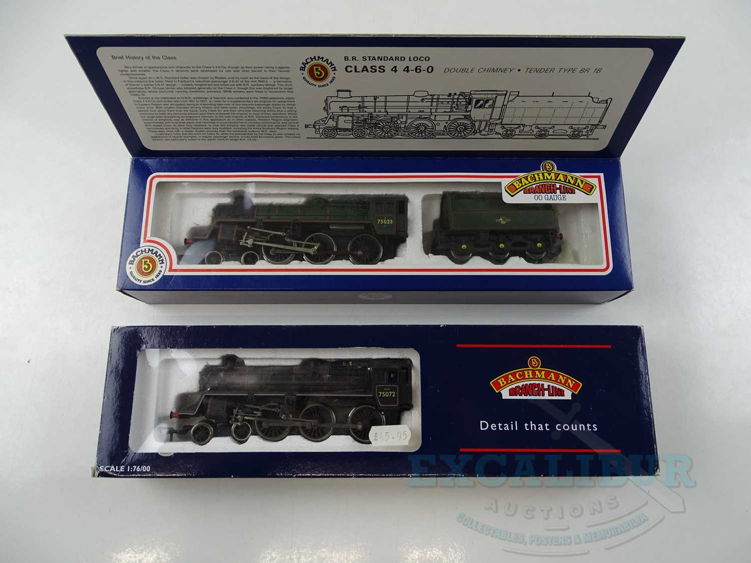 Lot 516 - A pair of BACHMANN OO gauge Standard class 4