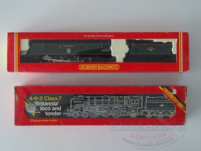 Lot 538 - A pair of HORNBY OO gauge steam locos...