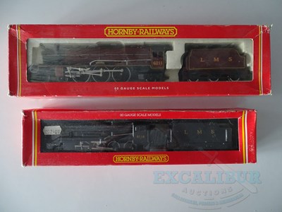 Lot 541 - A pair of HORNBY OO gauge LMS steam...