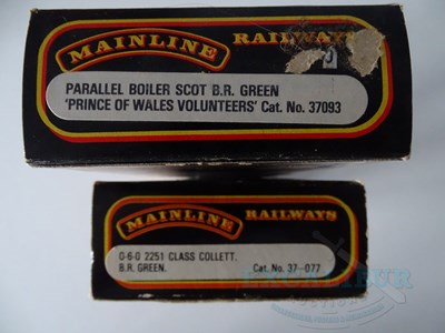 Lot 544 - A pair of MAINLINE OO gauge steam locomotives...