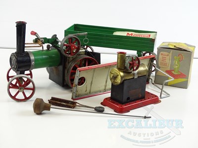 Lot 57 - A MAMOD live steam traction engine together...