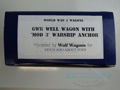 Lot 576 - A group of WOLF WAGONS / DAPOL and BACHMANN...