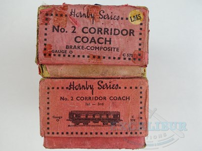 Lot 582 - A pair of HORNBY SERIES O gauge No.2...