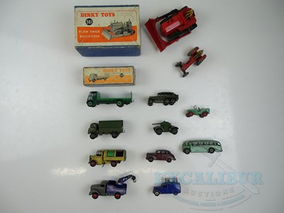 Lot 6 - A group of DINKY cars, vans and trucks mostly...