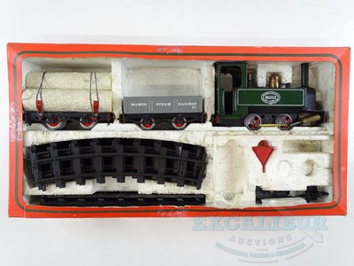 Lot 615 - A MAMOD 32mm live steam goods train set - G in...