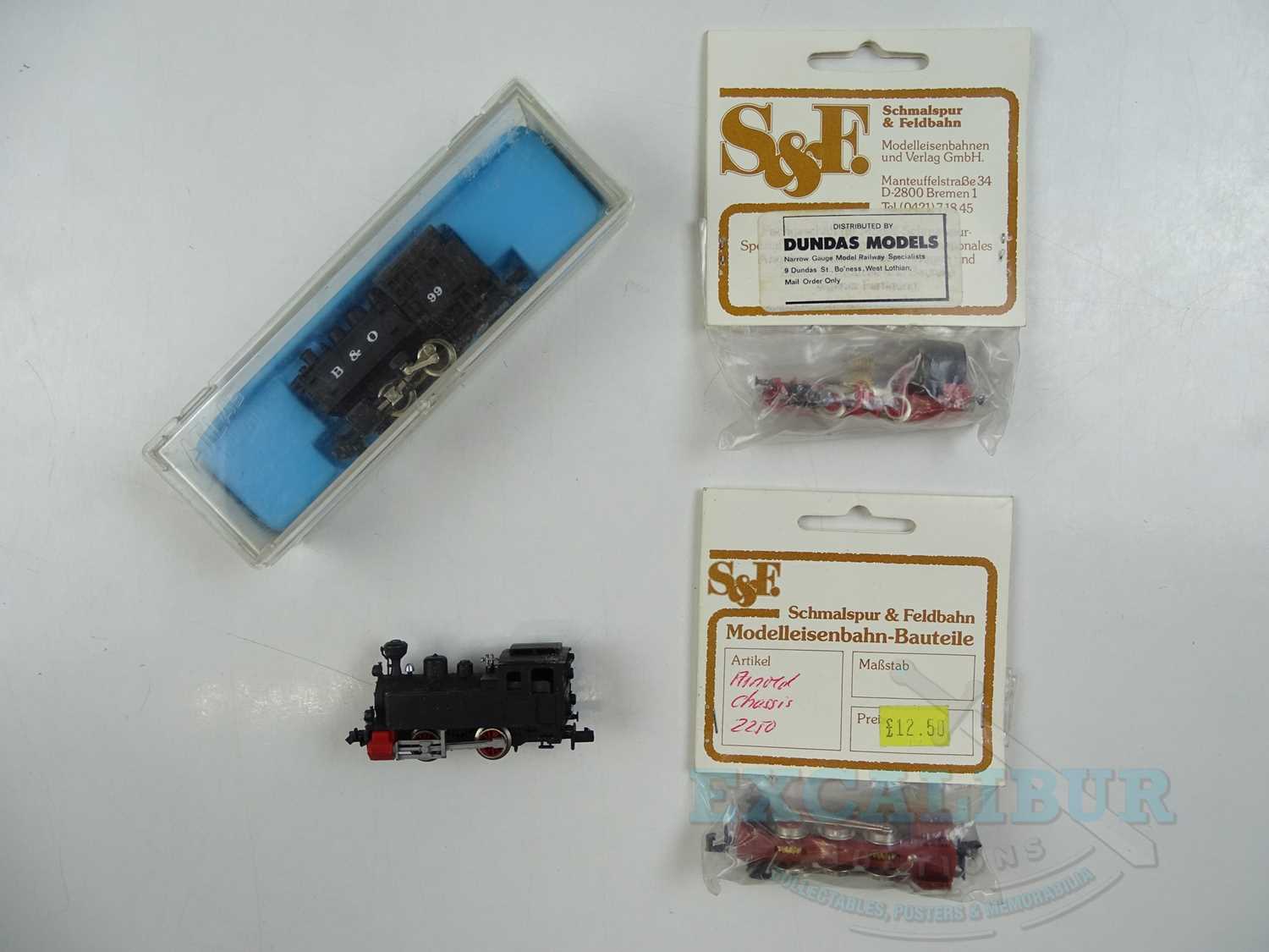 Lot 76 - A group of N gauge steam locomotives and...