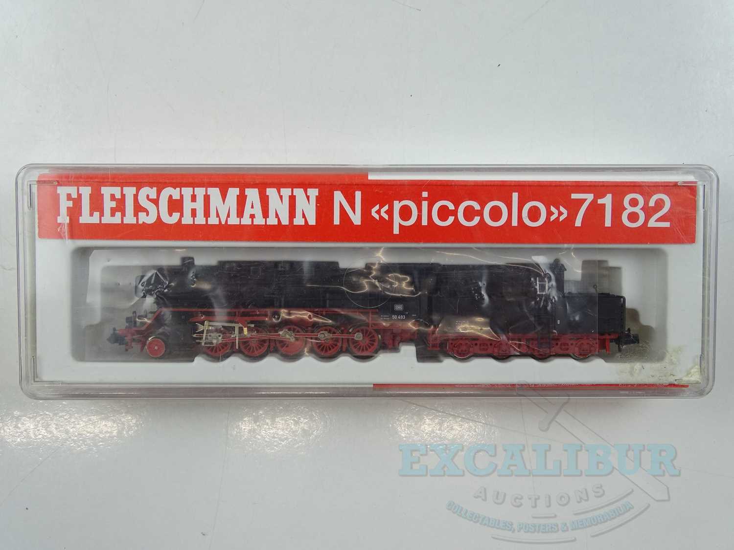 Lot 80 - A FLEISCHMANN N gauge 7182 German outline BR50...