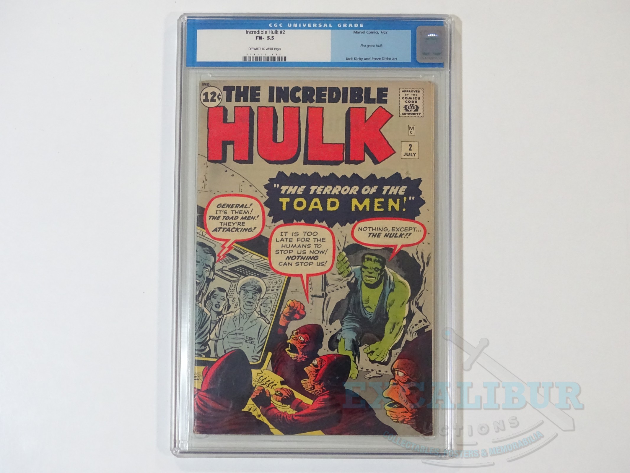 Lot 11 - INCREDIBLE HULK #2 (1963 - MARVEL) - GRADED 5.
