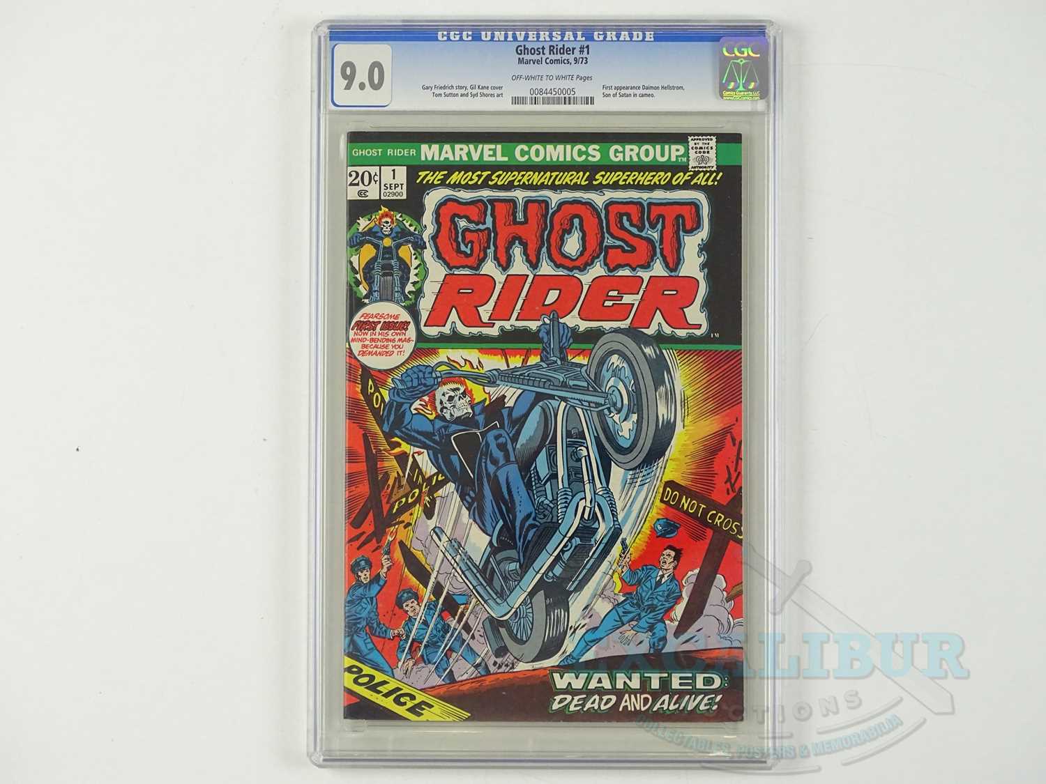 Lot 112 - GHOST RIDER #1 (1973 - MARVEL) - GRADED 9.0 by...