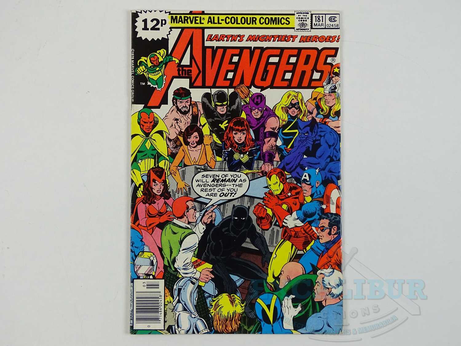 Lot 152 - AVENGERS #181 - (1979 - MARVEL - UK Price...