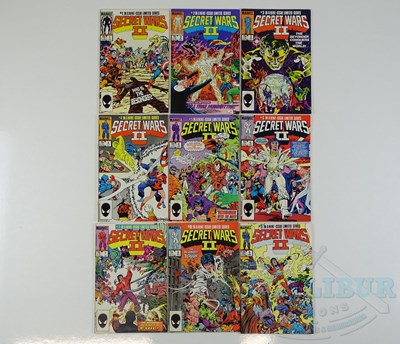 Lot 156 - SECRET WARS II - #1, 2, 3, 4, 5, 6, 7, 8, 9 -...