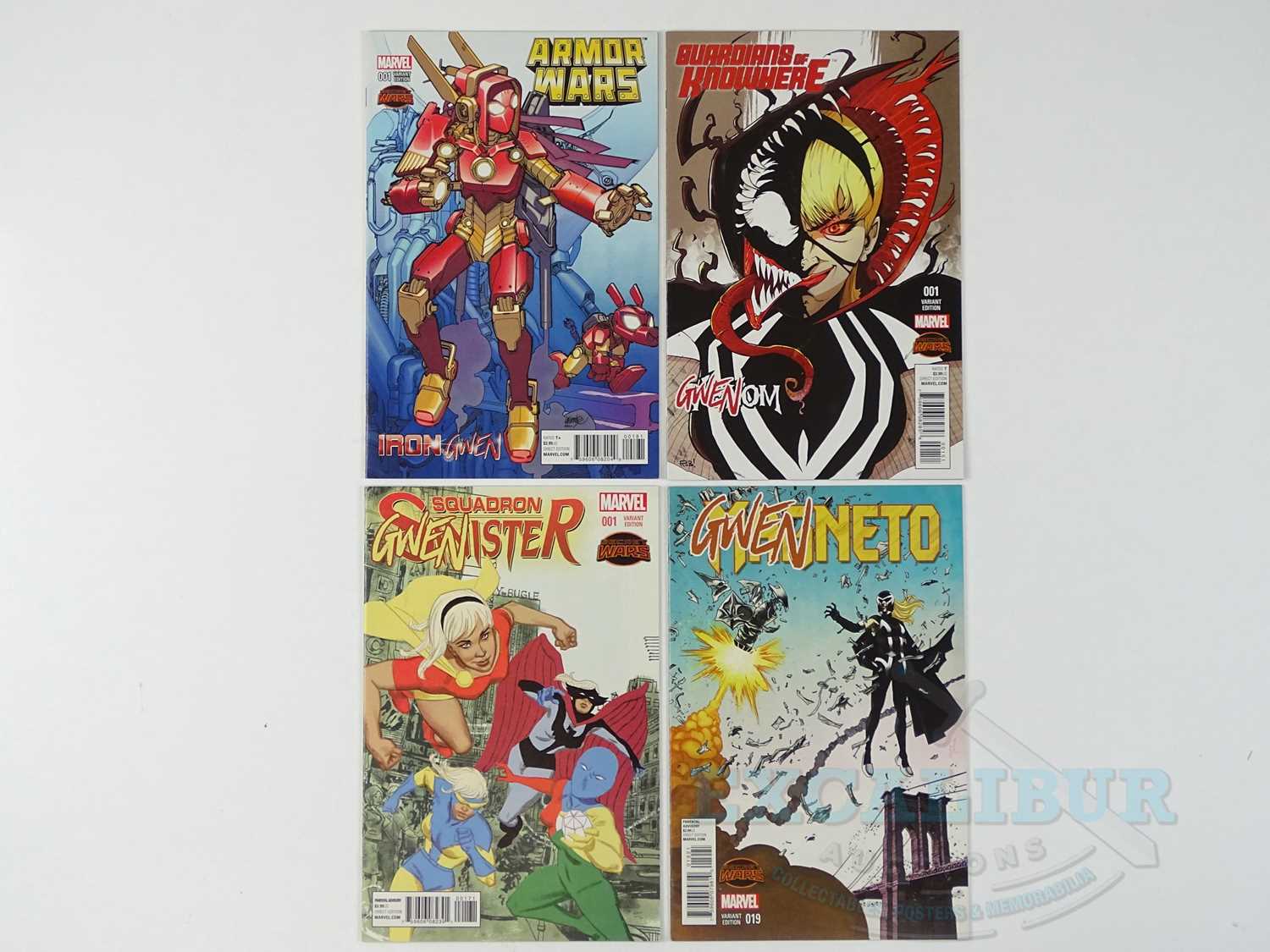 Lot 163 - IRON GWEN #1, GWENOM #1, SQUADRON GWENISTER #1,...