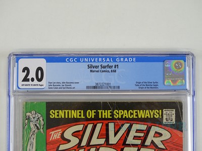 Lot 176 - SILVER SURFER #1 - (1968 - MARVEL) GRADED 2.0...